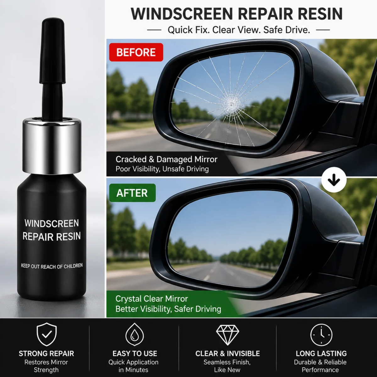 Windshield Repair Kit