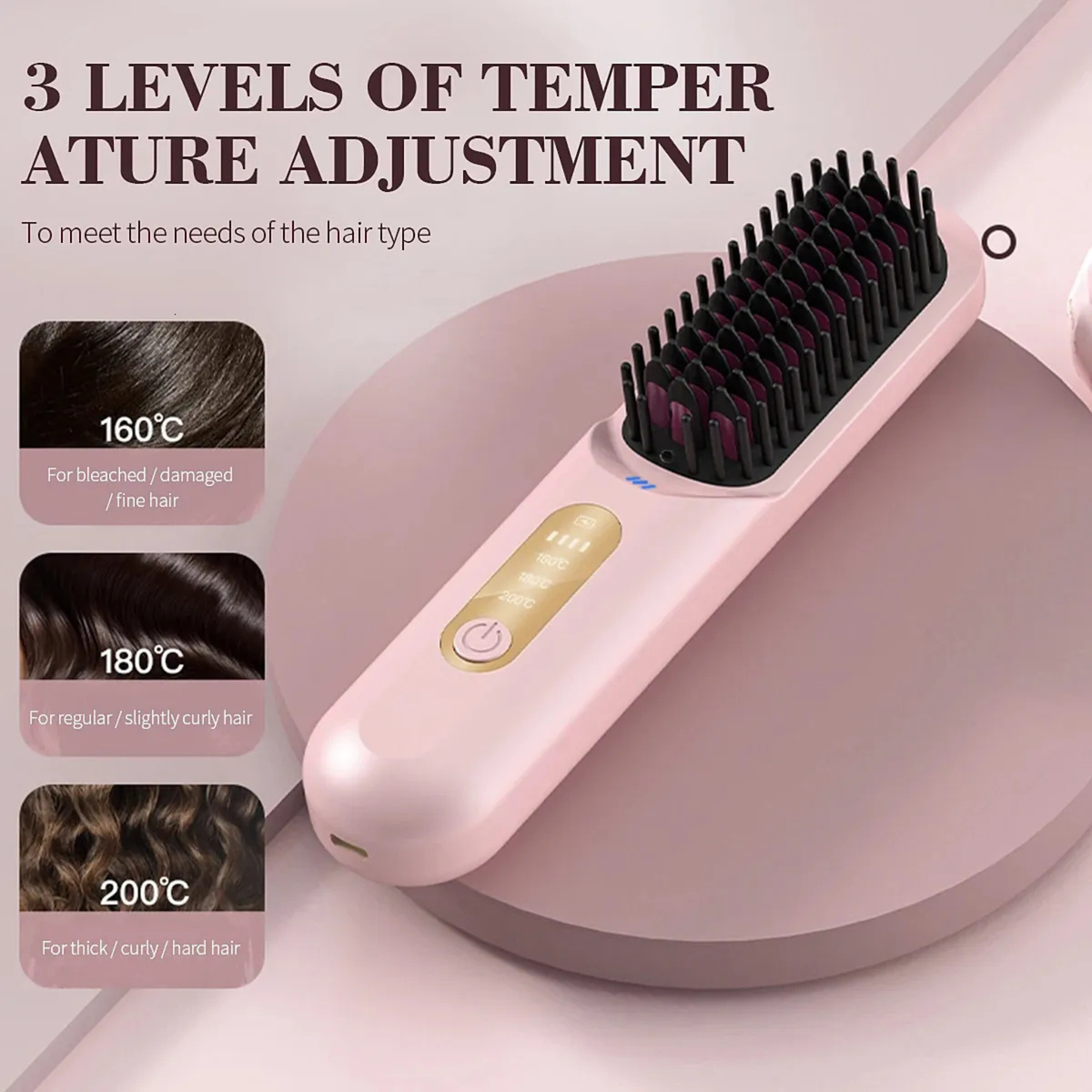Hair Straightening Comb