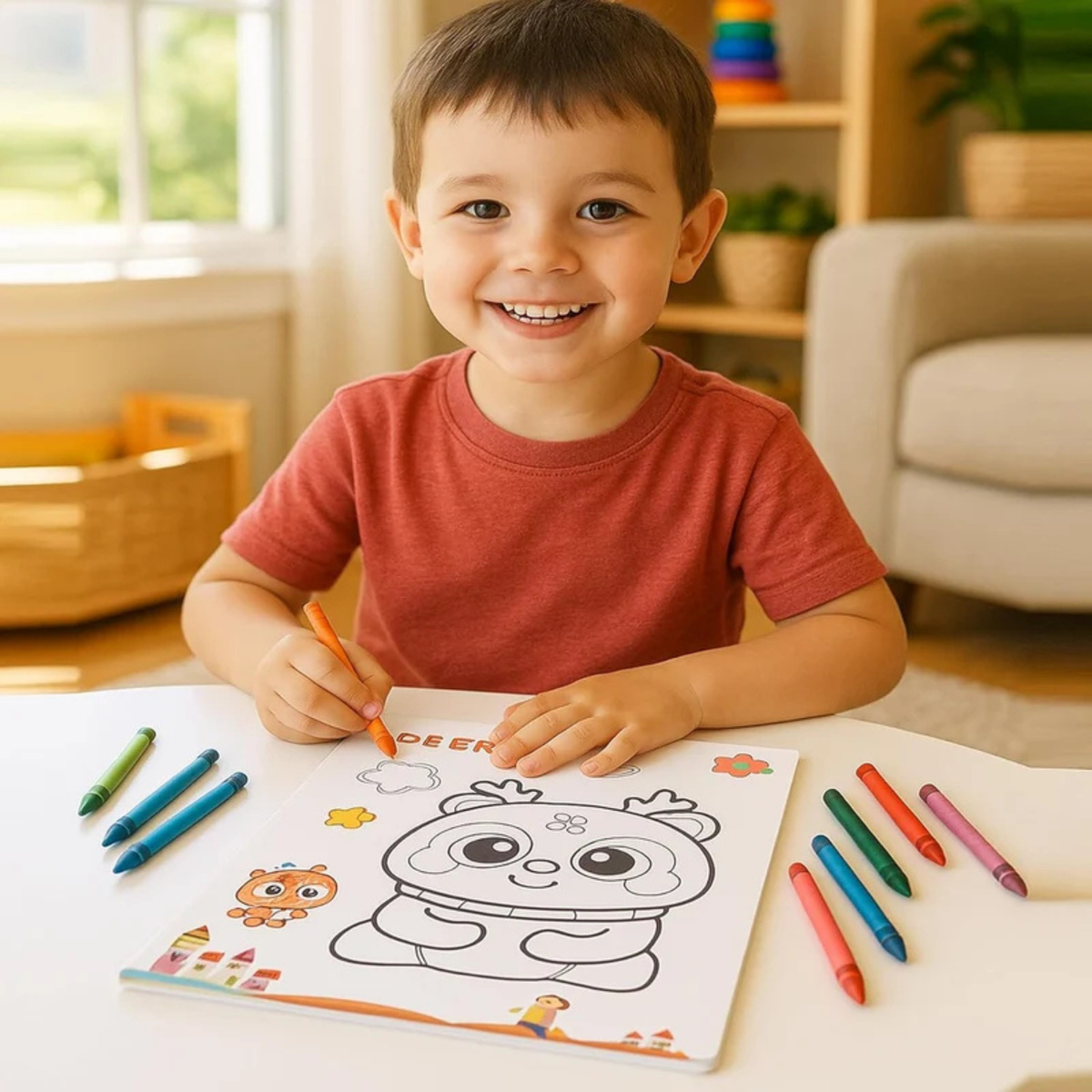Coloring Card Set