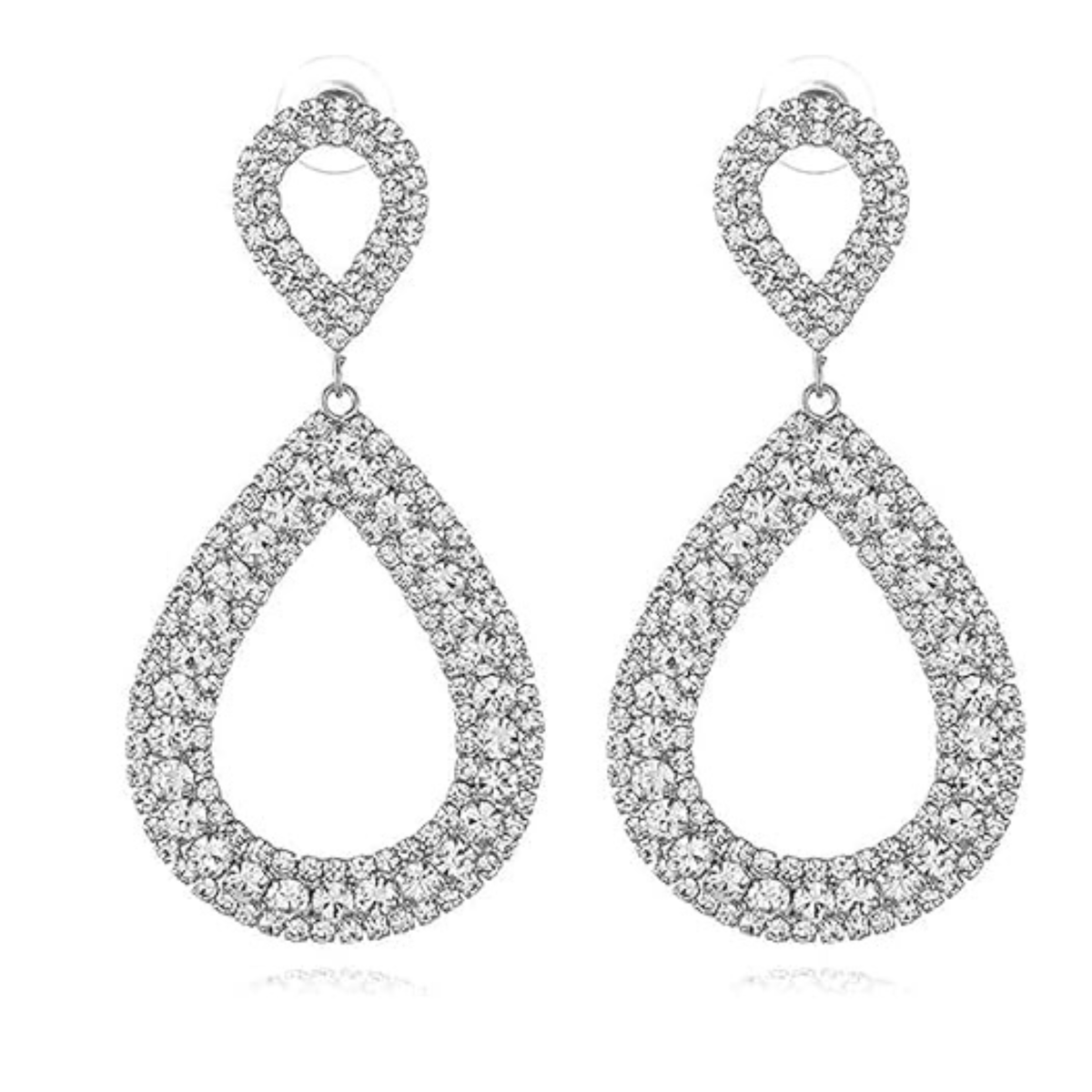 Teardrop Crystal Earrings