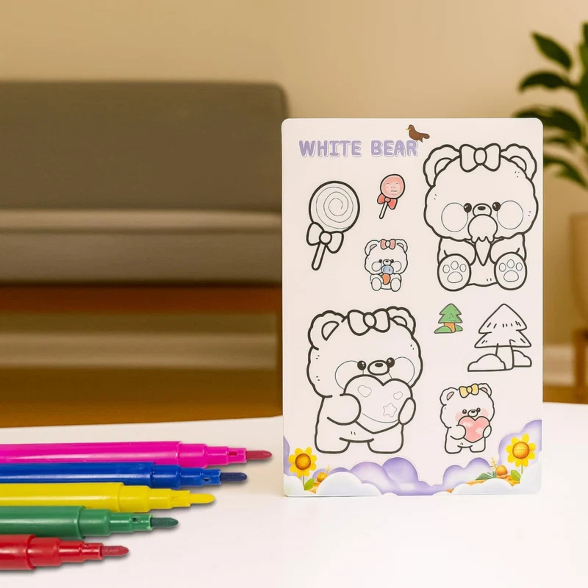 Coloring Card Set