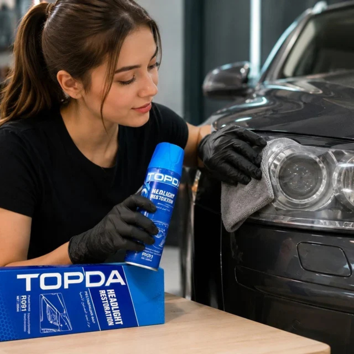 Headlight Restoration Spray