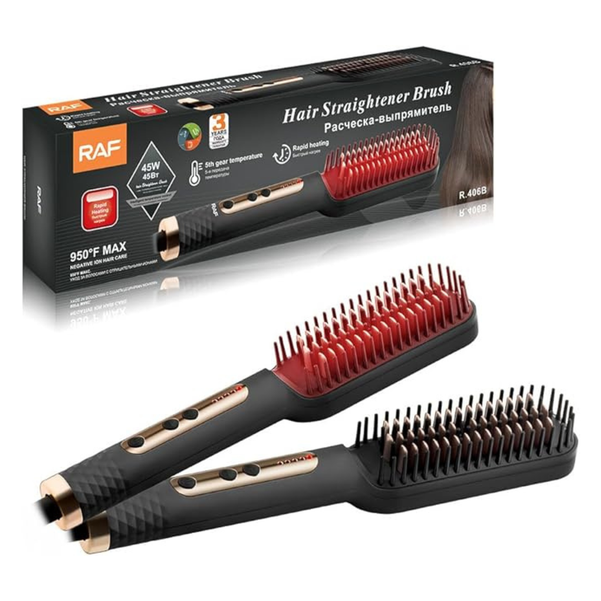 Hair Straightener Brush