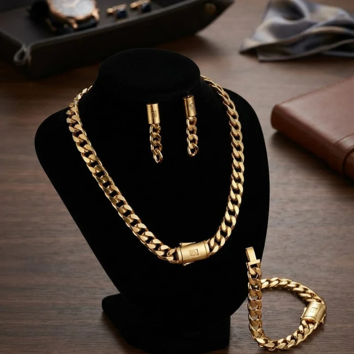Cuban Jewellery Set