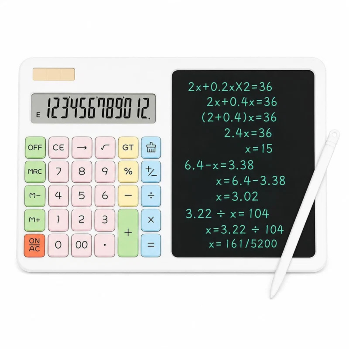 Solar Calculator Tablet