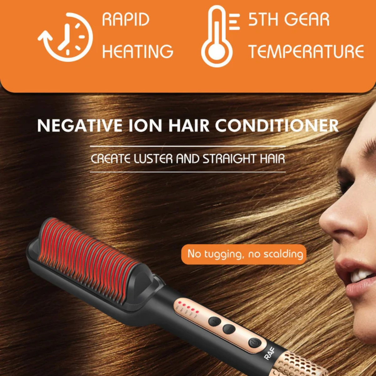 Hair Straightener Brush