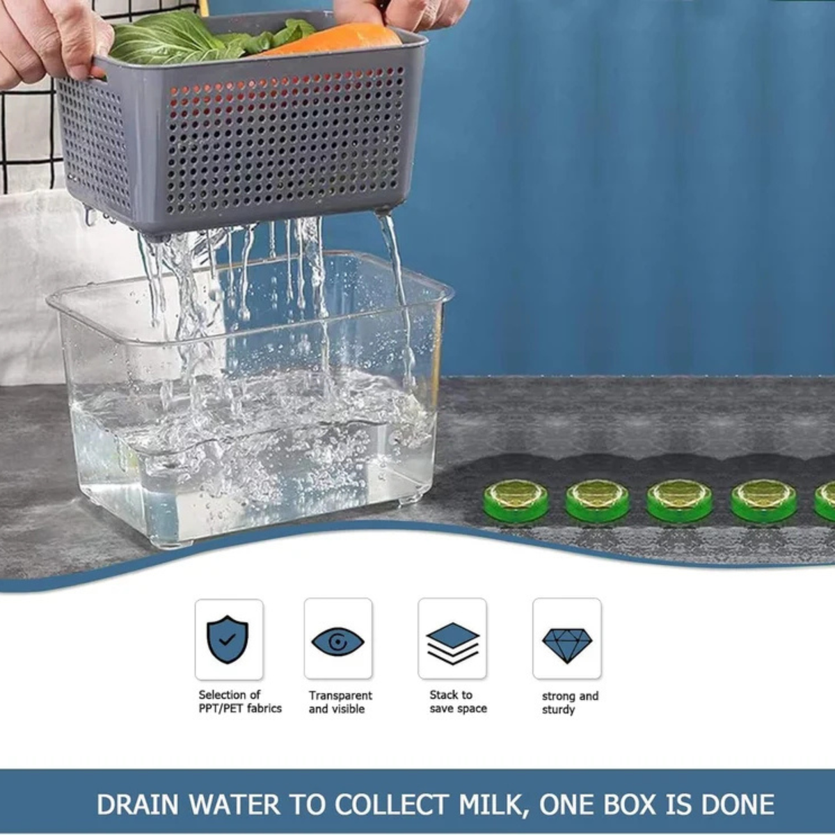 Refrigerator Drain Basket