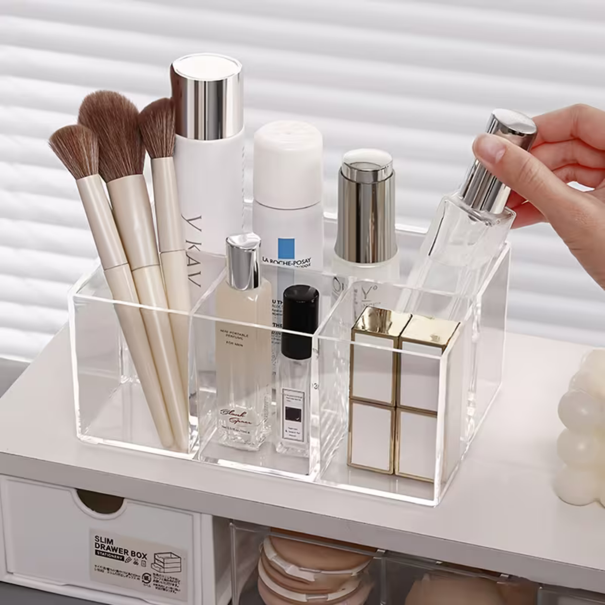 Acrylic Makeup Organizer