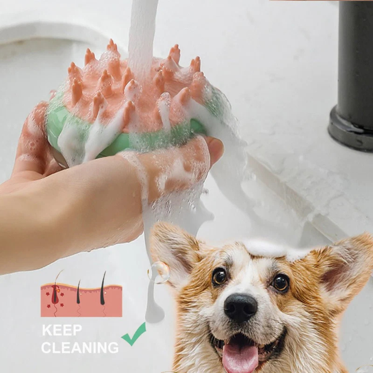 2 In 1 Bathing Massage
