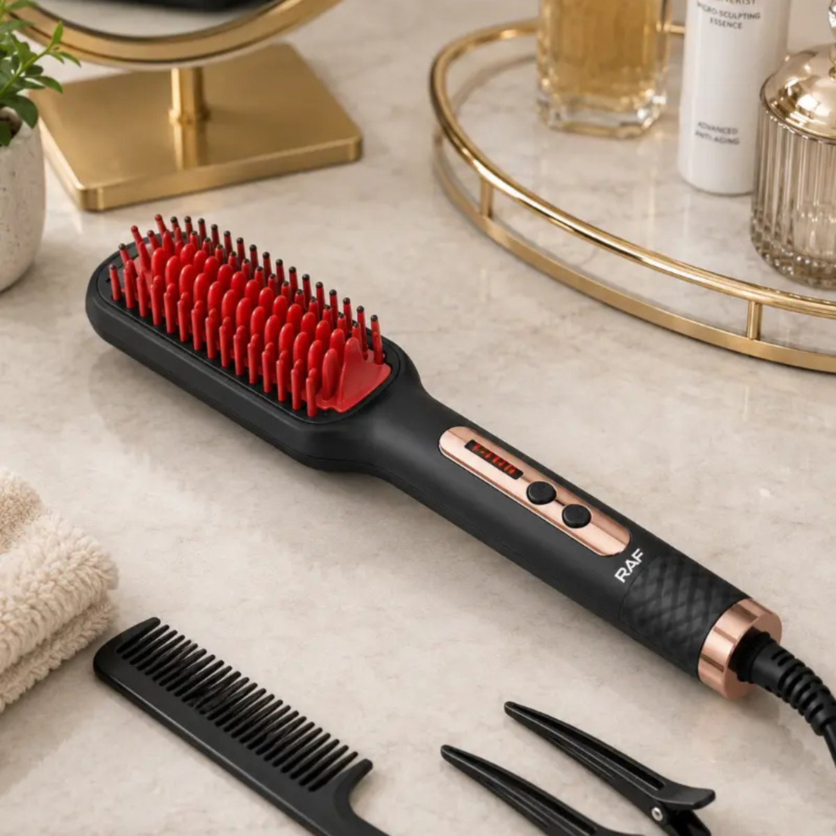 Hair Straightener Brush